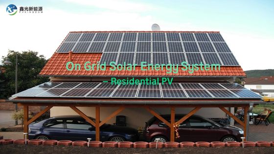 Fácil de instalar en el sistema solar de red para el escenario fotovoltaico residencial