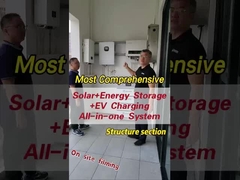 ¿Componentes de un sistema de almacenamiento de energía solar para cargar vehículos eléctricos todo en uno?