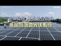 Tipo de techo plano de techo solar de techo industrial distribuido