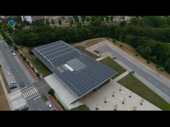Sistema de carga solar-área de servicio de autopistas Carga de vehículos eléctricos
